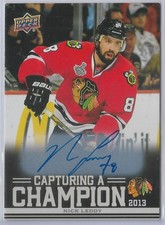 NICK LEDDY AUTO 2025-26 UD Blackhawks Centennial Capturing a Champion #CC-23