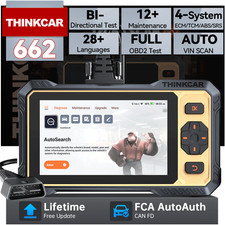 ThinkScan 662 Bidirectional Scanner Car ECM/TCM/ABS/SRS 4 System Diagnostic Tool