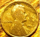 1917 Lincoln Wheat Cent Monster Woody Improper Alloy Mix Error Unique Coin *13