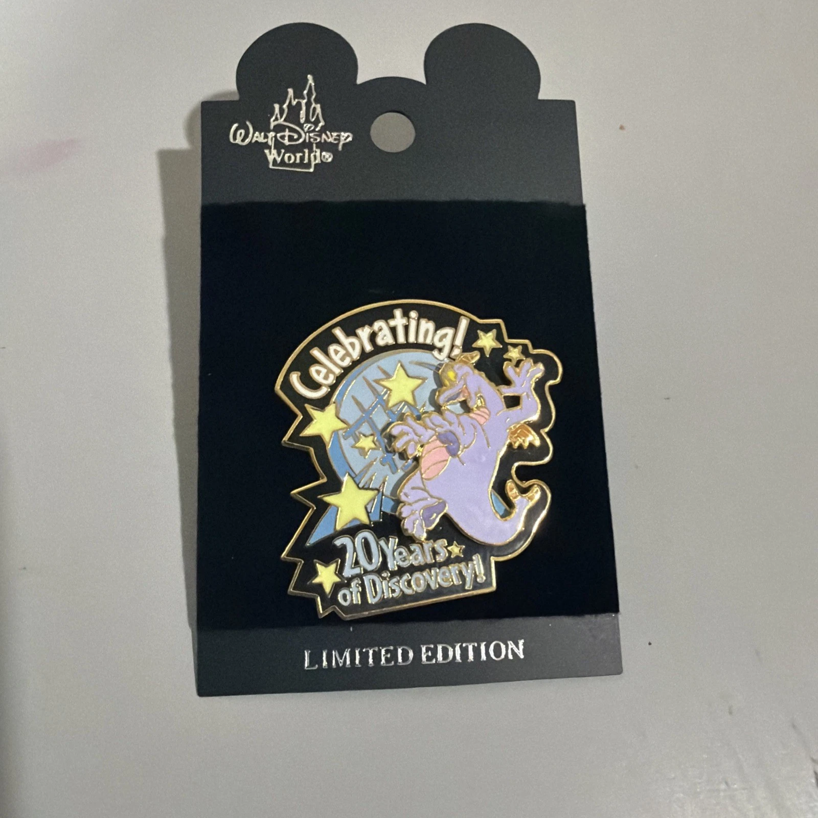Disney Pin WDW Figment Celebrating 20 Years of Discovery 2002 LE3500