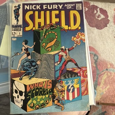 Marvel Comics Nick Fury, Agent of S.H.I.E.L.D. #1 1968 Who Is Scorpio?