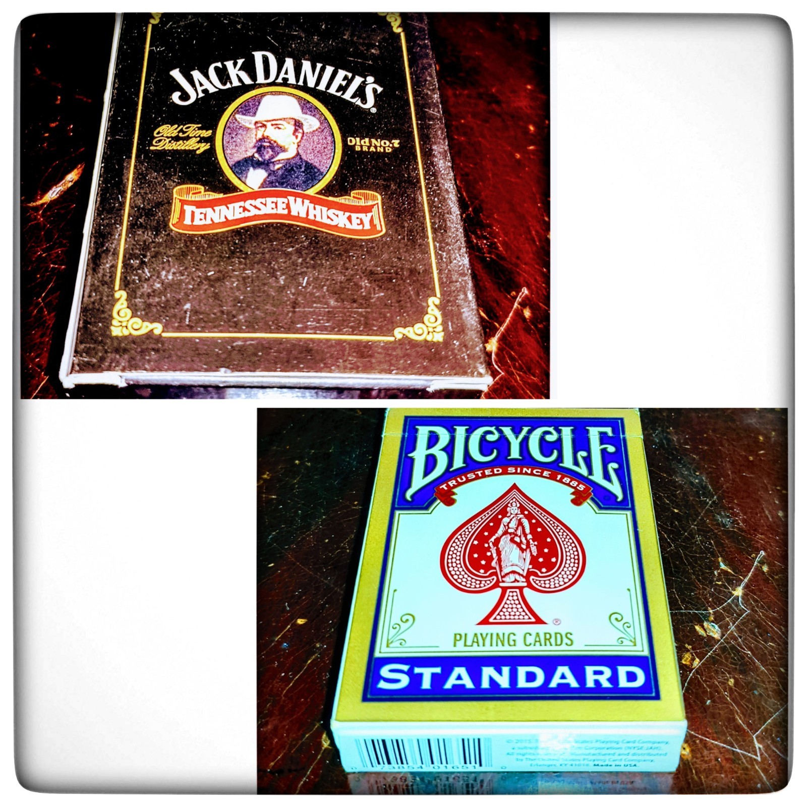 2 Mazzi Carte: Bicycle Standard e Jack Daniel's - Nuovi Aperti ma Mai Usati