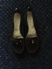 Antonio Melani Woman Loafers Chocolate Brown Sued Leather