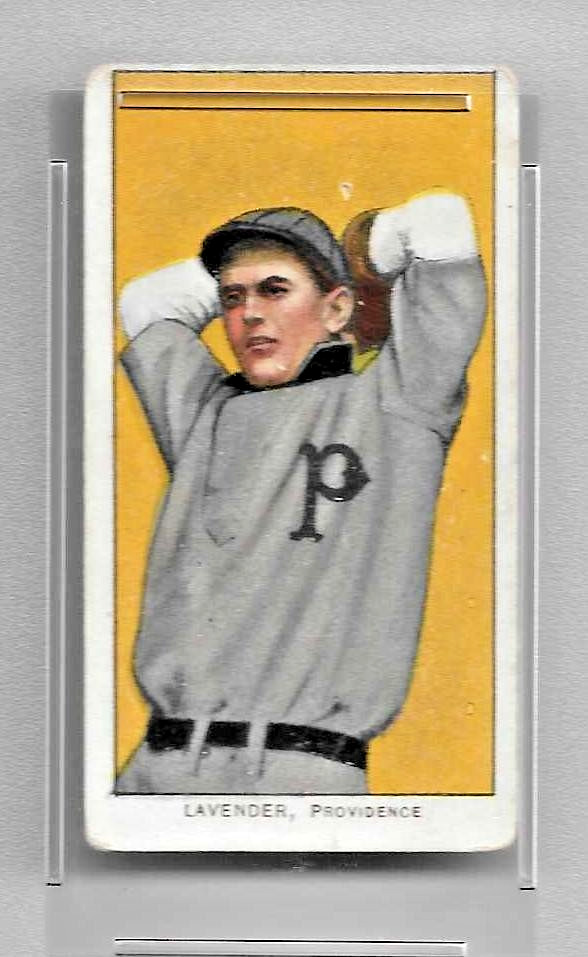 1909-1911 T206 PIEDMONT 350 TOBACCO BASEBALL CARD PSA 2 NQ JIMMY LAVENDER GRAYS view 3