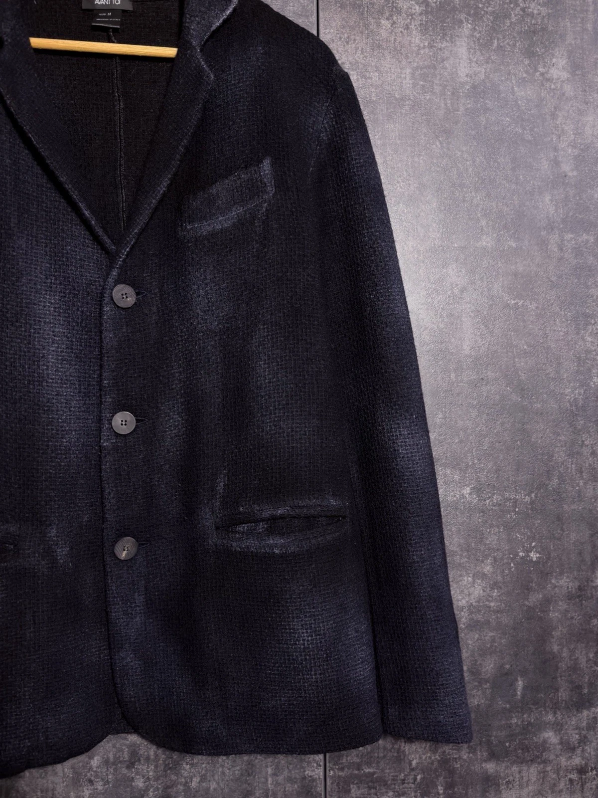 Sick Avant Toi Shaded Wool Blend Blazer Jacket Luxury Avant Garde CCP Rick Raf - product detail image 5