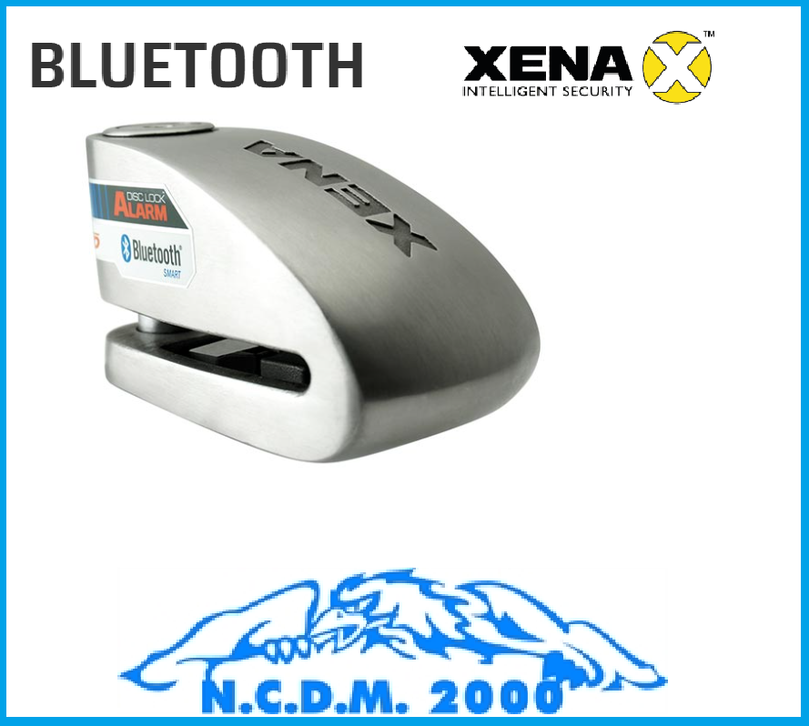 Xena XX14 Bloccadisco Con Allarme Per Moto E Scooter - Acciaio Inox, Sicurezza Antifurto - Foto 4