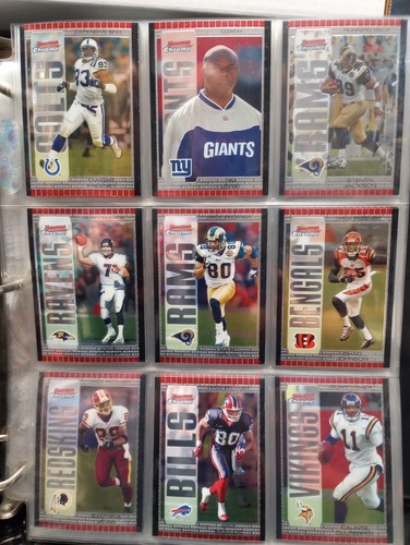 2005 Bowman Chrome Football Karten mit Autos, RCs, Parallels - Bild 11 von 24
