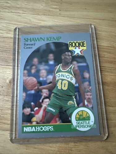 1990-91 NBA Hoops - #279 Shawn Kemp (RC) - 第 1/2 張圖片