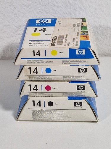 HP 14 Ink Cartridge Bundle Black Yellow Cyan Magenta Expired - 第 8/9 張圖片