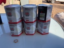 Brand New Box Of 6 Satco Pro Series Led PAR38 Dimmable LED Light Bulbs White