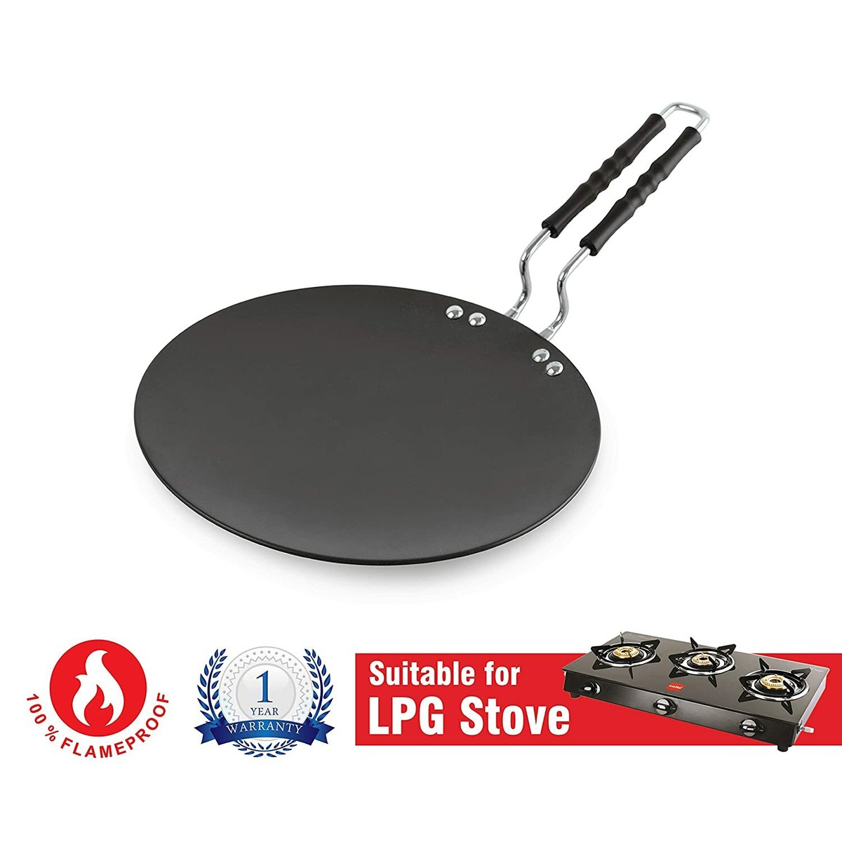 Casseruola 2 Manici 24 Cm Alluminio Blu | Leroy Merlin