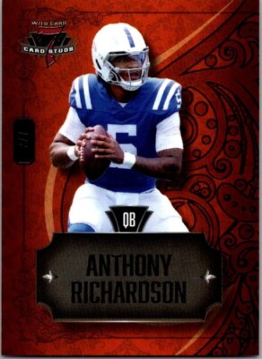 Anthony Richardson 2023 Wild Card 7 Card Stud 2/7