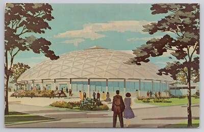 1964 New York World's Fair The Pavilion NY Postcard Artist Rendition