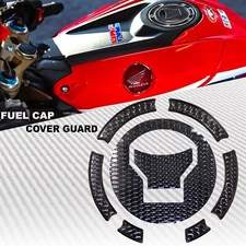 PERFORATED BLACK GAS TANK FUEL CAP COVER PROTECT GUARD 13-23 CB/CBR 500/650F/CBF