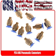 PC4-M6 Pneumatic Connector for Bowden Extruder - Push Fit PTFE