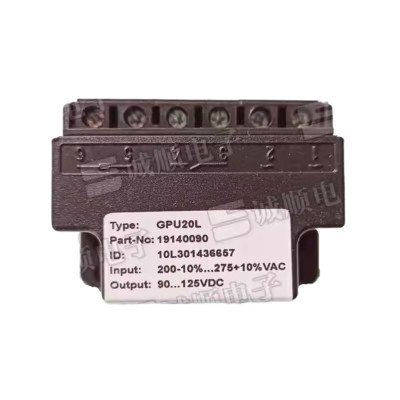 1pcs Replace GPU20L 19140090 200-10%...275VAC+10%VAC 90...125VDC Rectifier