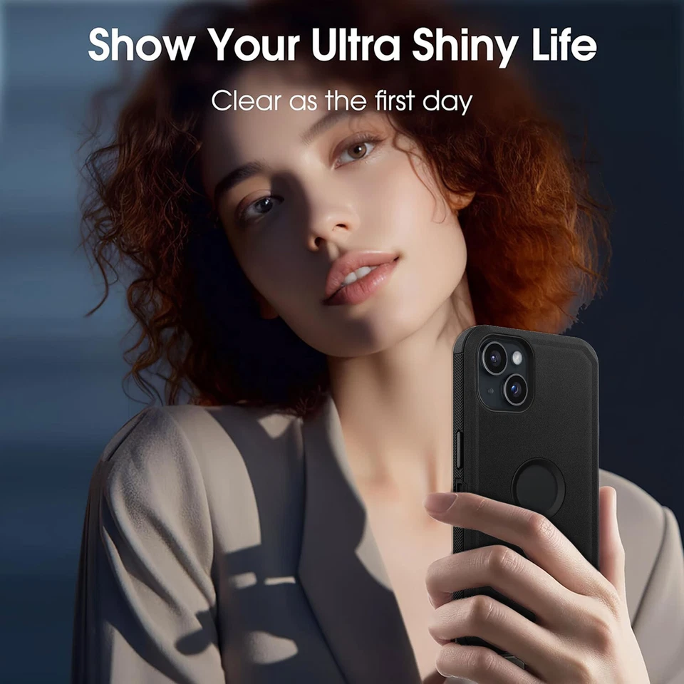 For iPhone 16 15 14 13 12 Pro Max 11 XR 8 Phone Case Heavy Duty Shockproof Cover - Image 2 of 4