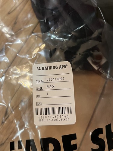 BAYC x BAPE Bored Ape Yacht Club Coach Jacket Black Size Large - Picture 10 of 12