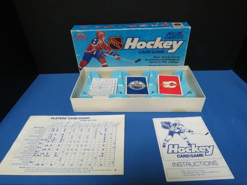 NHL VINTAGE 1985 Grand Toys Card Game Oilers and Flames COMPLETE - Picture 7 of 7