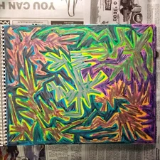 Drawing 11X14" Oil Pastel on Paper