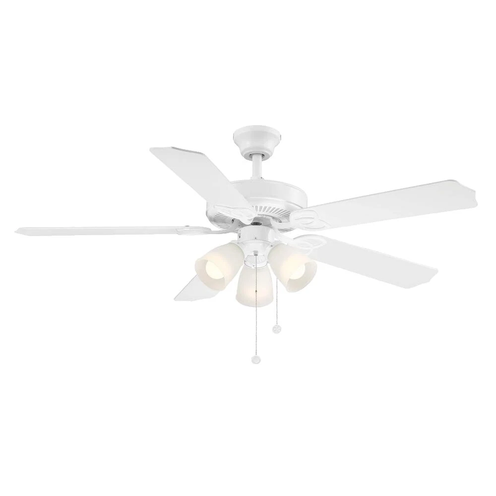 White Ceiling Fans with Light