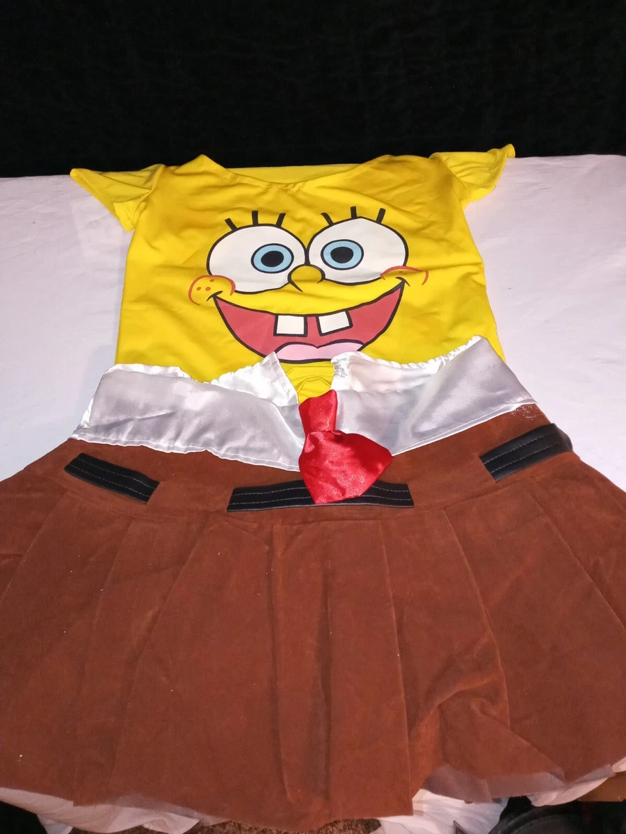 Halloween costume top with brown skirt