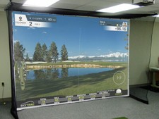Impact Resistant Screen for Golf Simulator, Golf Impact Screen Size M 320cm x 240cm