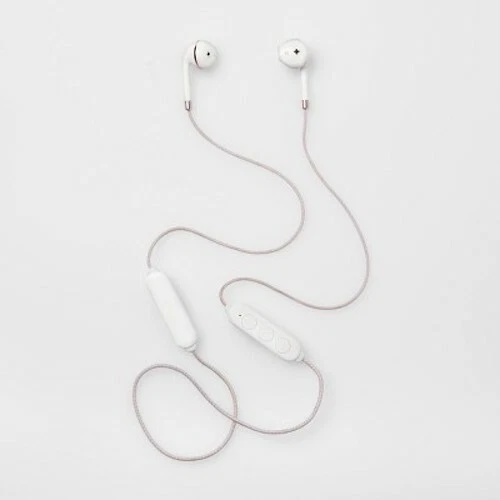 heyday Bluetooth Wireless Braided Earbuds White Rose Gold eBay