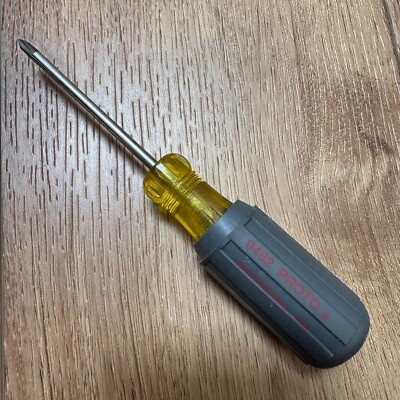 PROTO 9482 USA #1 GRAY CUSHION GRIP PHILLIPS SCREWDRIVER