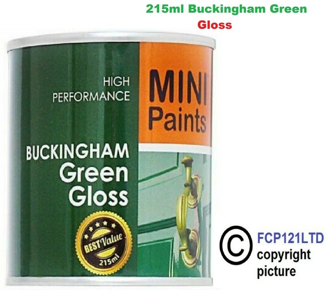 Mini Paints High Performance Buckingham Green Gloss 215ml for sale