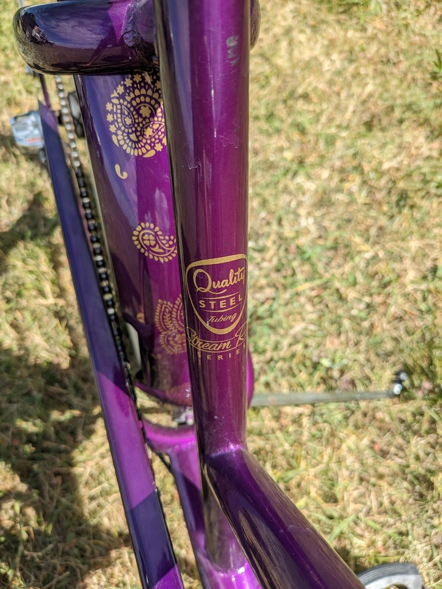 Electra Bicycle Lenkerfransen Streamer, Lila – Reflektierend, Für Mehr Sicherheit & Style, Passt Auf Standard-Lenkerenden