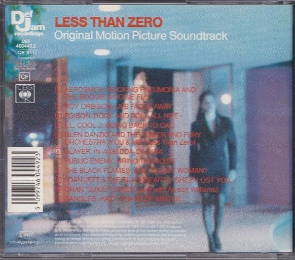 LESS THAN ZERO / ORIGINAL MOTION PICTURE SOUNDTRACK / VARIOUS * NEW CD 1987 * - Bild 2 von 2