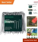 6 Inch Galvanized Landscape Stakes Pack Garden & Landscaping Fabric Pins