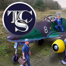COLLECTORS SHOWCASE ME262 CS01193 GERMAN WWII JET FIGHTER PAINTED MODEL