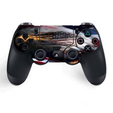 Skins Decal Wrap for PS4 / PS4 Pro Controller - USA Bald Eagle in Flag