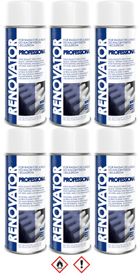 6er Sparpack 400ml DECO COLOR Professional Heizkörperlack Spray Radiator Kessel