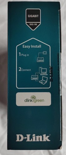 D-Link DGS 105 5-Port Unmanaged Gigabit Metallgehäuse Desktop Ethernet Switch - Bild 9 von 13