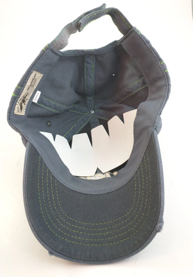 Duck Commander Dynasty Youth Distressed Charcoal Lime Adjustable Hat Cap - Image 3 of 4