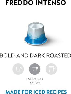 NESPRESSO FREDDO INTENSO | 50 capsules (Oiriginal Line) | LOOSE FREE SHIPPING