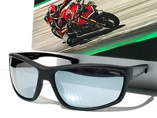 Occhiali da sole Carrera DUCATI CARDUC montatura nero lucido lenti a specchio grigio 002/S 08AT4