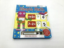 Simple Math Educational Book Kids Basic Mathematics Learning Interactive Book