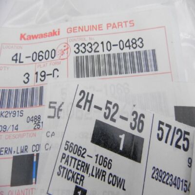 Kawasaki ZX-9 B Ez: N.Lettering Sticker 56062-1066 10809 | eBay