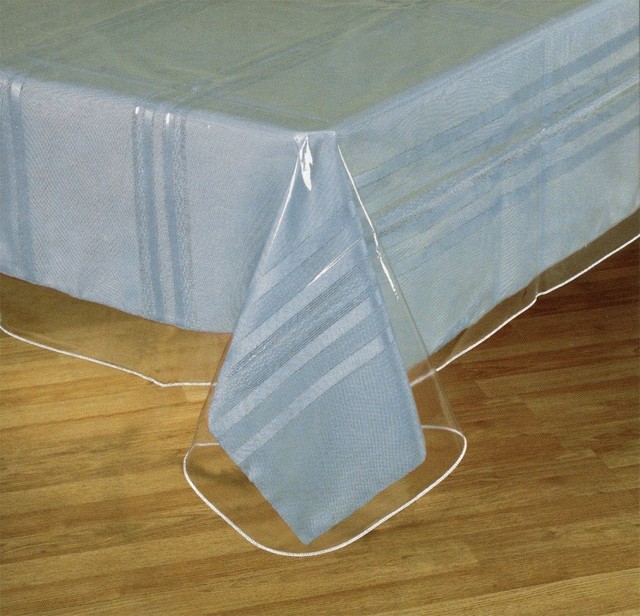 Tablecloth Heavy Duty Plastic Clear Vinyl Table Cover Spills Protector
