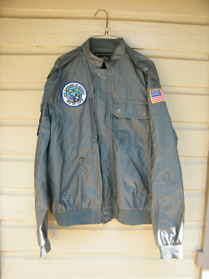 Alpha Industries US Defense Department Contractor Military Jacket Patches  Sz M