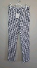 Gymboree NWT Girls Navy And White Stretch Pants Size 8
