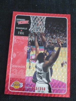 2000-01 Ultimate Victory Red #25 Shaquille O'Neal  /350 