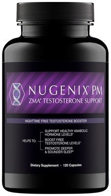 Nugenix PM ZMA - Nighttime Free Testosterone Booster and Sleep Support 120 Count