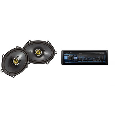 Alpine UTE-83BT Bluetooth Receiver & Kicker CSC 5x7'' / 6x8'' Speakers