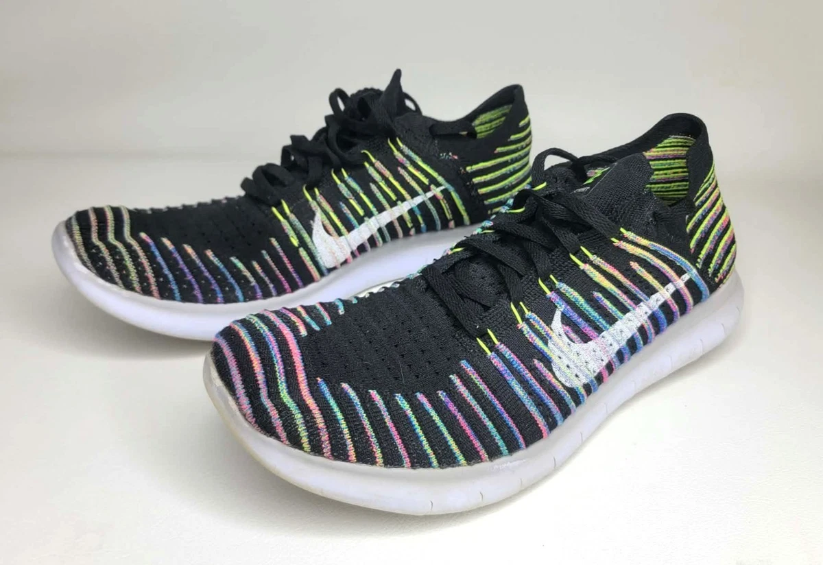 Nike Free Run Flyknit Running Shoe Blue Lagoon Men\'s 12 ~ Model #8310670-003 Nike Free 4.0 Flyknit Blue Lagoon Bright Crimson Men main image 3