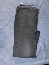 Old Navy Boys Grey Jeans Size 12 360 Stretch Straight Leg Slim NWT Adjustable